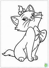 Coloring Pages Cat Marie Disney Print sketch template