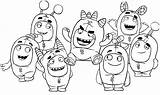 Oddbods Bods Jeff Stampare Fuse Cumpleanos Getcoloringpages Animales sketch template