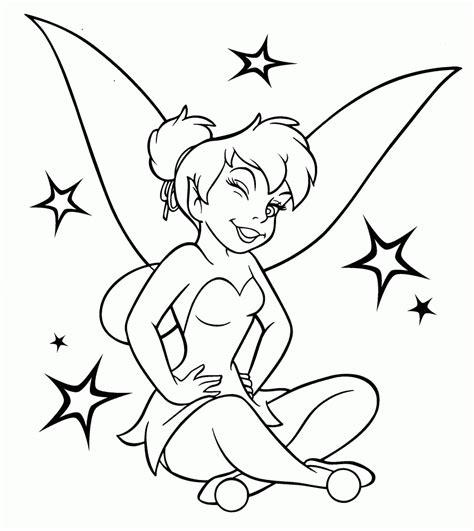 tinkerbell coloring pages printable pdfs print color craft
