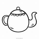 Tetera Kettle Teapot Ultracoloringpages sketch template