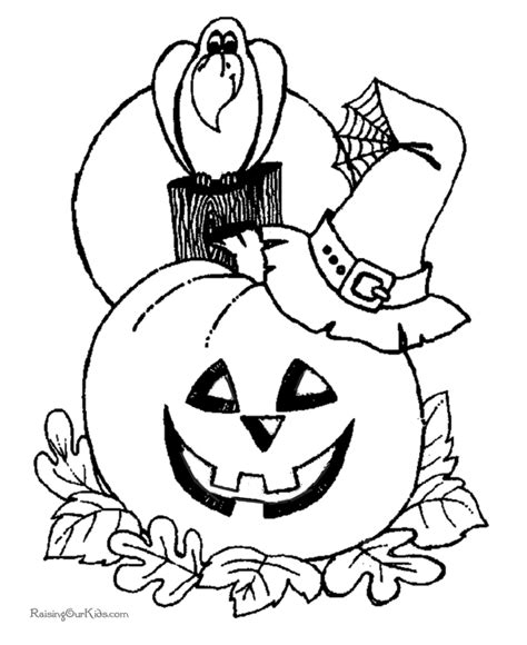 scary halloween coloring pages  print