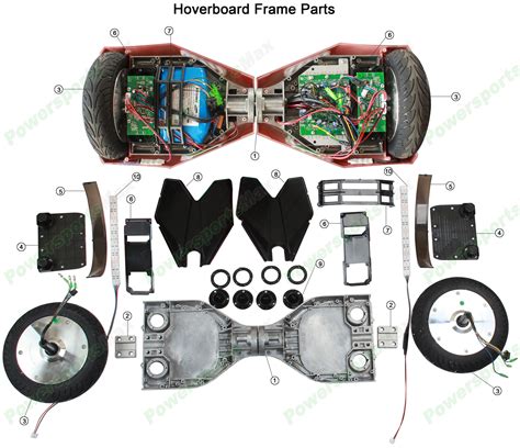 hoverboard frame hoverboard parts
