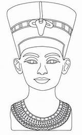 Egyptian Coloring Egypt Da Ancient Nefertiti Kids Drawings Disegni Google Del Hatshepsut Patterns Jewelry African Cartoon Egiziani Arte Search Pages sketch template
