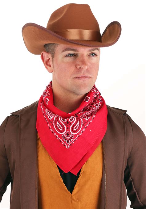 brown outlaw cowboy costume hat