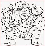Coloring Santa Claus Pages Kids Printable Filminspector Holiday Print Downloadable sketch template