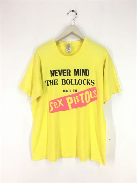 Vintage 90s Sex Pistols Never Mind The Bollocks Punk Band Etsy