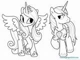 Pony Princess Coloring Pages Little Cadence Shining Armor Armour Cadance Drawing Under Wedding Kids Color Getcolorings มาย โพน Deviantart Printable sketch template
