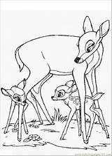 Faline Bambi Coloring Pages Getcolorings His sketch template