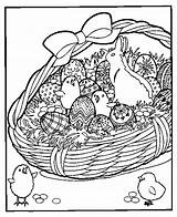 Easter Coloring Pages Basket Adults Crayola Kids Printable Egg Bunny Print Detailed Colouring Color Bestcoloringpagesforkids Pasen Colors Different La Gif sketch template