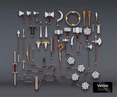 medieval weapons pack game art partners