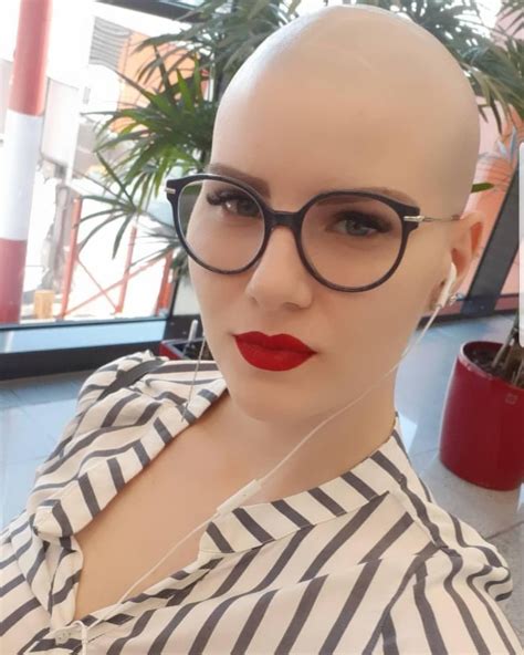 hairdare bald smooth headshave closeshave baldwoman shavedhead