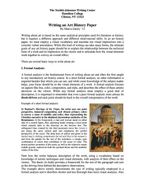 art history research paper  fill  printable fillable