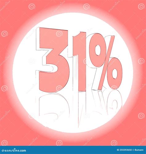 percent    illustration  rendering stock illustration illustration  white