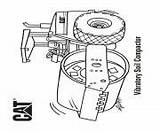 Poubelle Compactor Dump Vibratory Menageres Ordures Benne sketch template