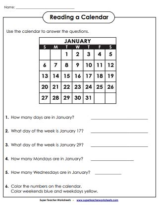 math calendar worksheets calendar math  grade worksheets