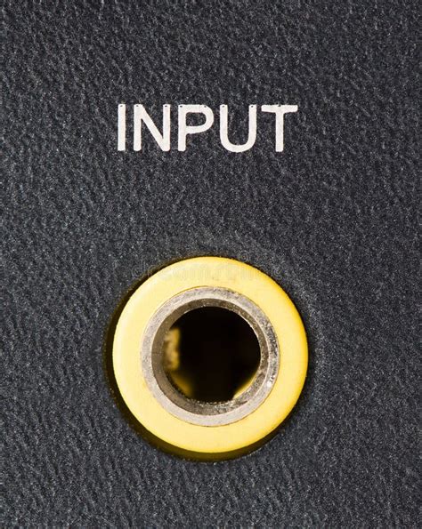 input jack stock photo image  audio retro mixer