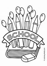 School Coloring Pages Print sketch template