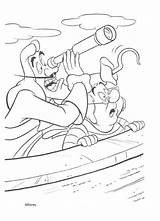 Hook Captain Coloring Pan Pages Peter Color Print Disney Crochet Capitaine Ausmalbild sketch template