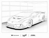 Supercar Huracan Evo Builtbykids sketch template