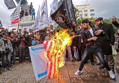 trumps jerusalem decision immediately prompts protests   claimed   advance