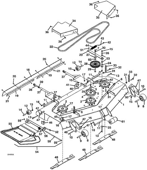 kubota  mower deck parts diagram pic cafe