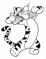 Tigger Coloring Pages Disney Printable Clip Downloads Cliparts Pooh Winnie Colouring Bow Disneyclips Cartoon Baby Hmcoloringpages sketch template