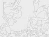 Spongebob Coloring Pages Squarepants Printable 2021 sketch template