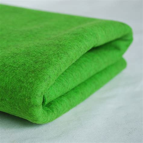 wool felt fabric approx mm thick mottled green cm  cm