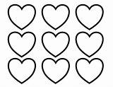Hearts Valentines Clipart Heart Coloring Library Cute Pages Valentine sketch template