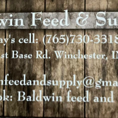 baldwin feed  supply winchester