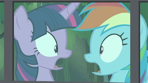 Twilight Sparkle And Rainbow Dash ~ A K Yearling Is Daring