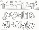Mawlid Nabi Template sketch template