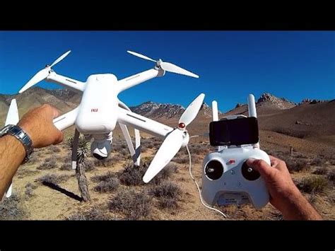 xiaomi mi drone flight test review youtube