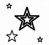 Estrellas Pintar Estrela Estrelles Dibuixos Dibuix Acolore sketch template