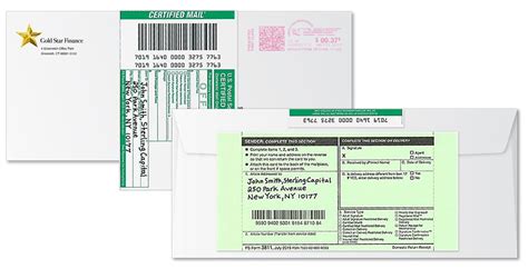 certified mail forms printable