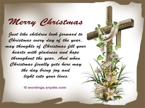 christmas page  wordings  messages