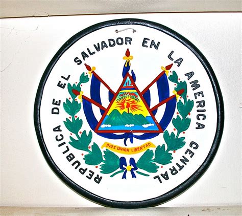 Escudo De El Salvador Centro America It Is Unlawful To