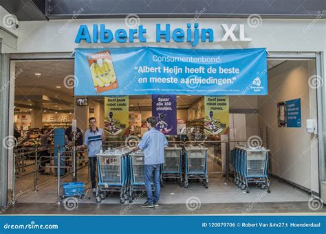 entrance   ah xl supermarket  diemen  netherlands editorial photo image  holland