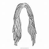 Capelli Lunghi Braid Coloringonly sketch template
