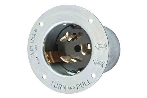 california standard cs twist lock  amp female receptacle  delta ph pw ip amazon