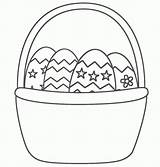 Huevos Pascua Conejos Pascuas Canasta Easter Basket sketch template