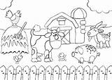 Coloring Farm Pages Printable Kids Scene Animal Print Colouring Farmer Barnyard Cartoon Sheets Color Animals Learnykids Trulyhandpicked Diycraftsfood Preschool Getcolorings sketch template