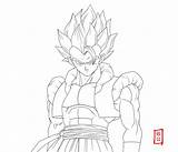 Gogeta Goku Coloring Ssj4 Ball Dragon Super Pages Drawing Saiyan Drawings Lineart Ss4 Appears Dbz Sketch Getdrawings Getcolorings Color Deviantart sketch template