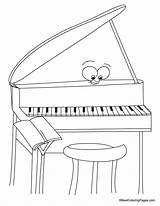 Coloring Piano Pages Kids Music Drawings Sheets Bestcoloringpages Print Results sketch template