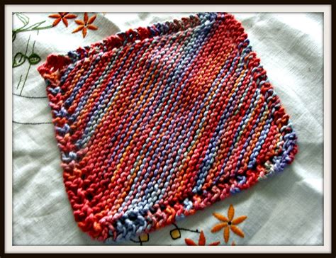 knit  dishcloth