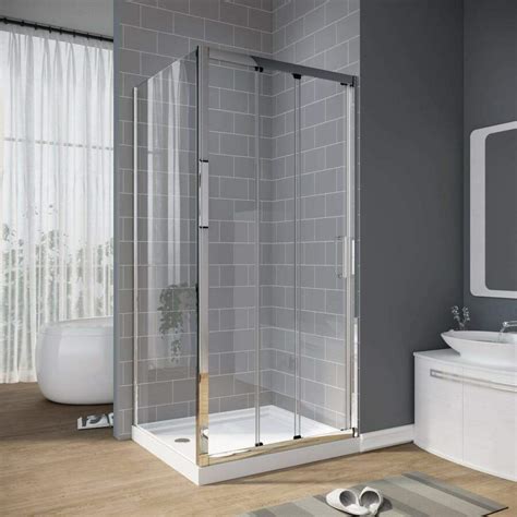3 Panel Sliding Door With Side Panel Shower Enclosure From 382 00 30