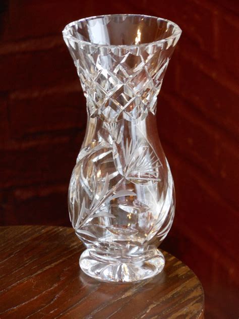 Cut Lead Crystal Vintage Bud Vase Reserved