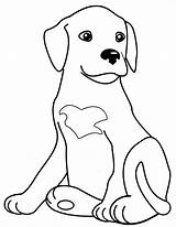 Coloring Dog Pages Kids Cute Dogs Print sketch template