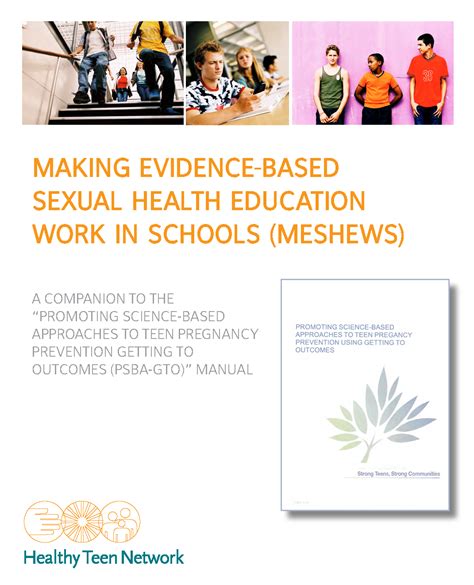 making evidence based sexual health education work in schools meshews healthy teen network