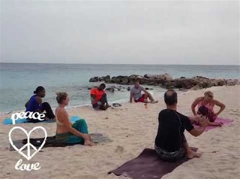 beach yoga curacao  janina charles youtube